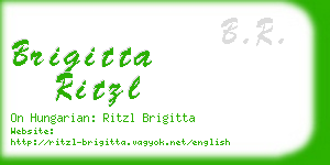 brigitta ritzl business card